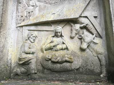Bildstock Christi Geburt am Haus Visbeck in Dlmen